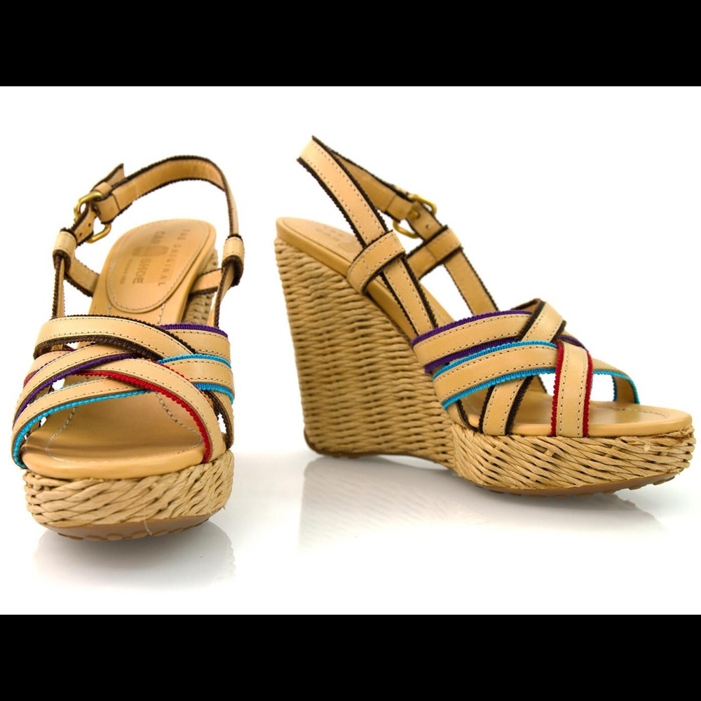 Car Shoe Multicolor Wedge